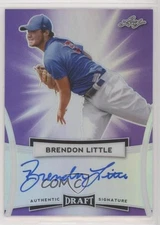 2017 Leaf Metal Draft Purple 9/15 Brendon Little #BA-BL1 Auto n1u