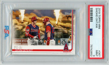 2019 Topps Mini Shohei Ohtani PSA 9 #367 Mike Trout Error SP Mint VERY LOW POP