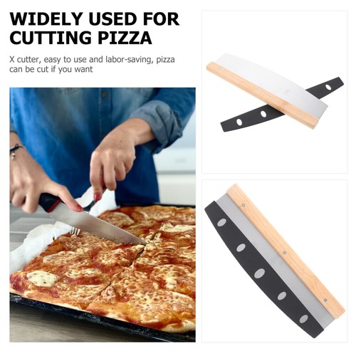 Edelstahl Pastry Cutter Pizza Schneiden Werkzeug Teig Schaber - Bild 6 von 12
