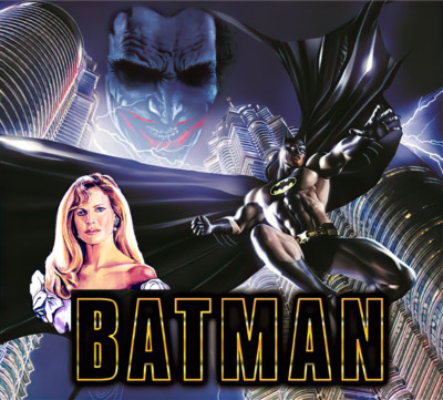 Data East BATMAN BAT MAN Pinball Machine Custome Translite AWESOME ARTWORK