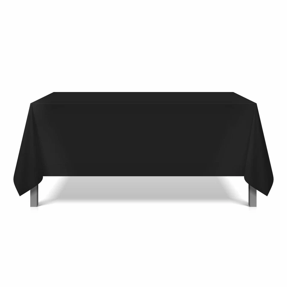 Bulk Case of 24 Dining Tablecloths, Polyester, Reusable, Size & Color Options - Image 3 of 4