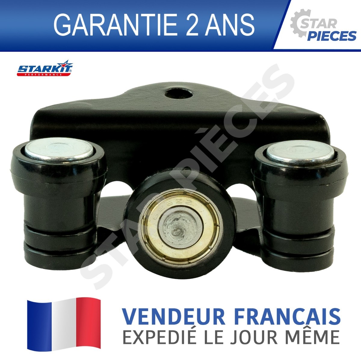 Roulette supérieure de porte coulissante pour Citroen Jumpy (latérale droite) | 9033K4, 1493798080 | Star-Pièces