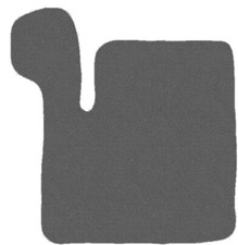 Velour Graphit Fußmatten, FAHRER Teppich für Renault Espace II, III 1991-2002 14