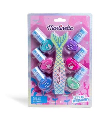 MARTINELIA Let's Be Mermaids Nail Manicure Set Makeup Set für Kinder Nagelk