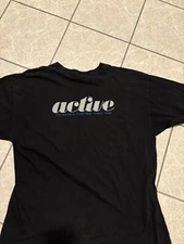 Vintage Active Ride Shop Skate Black Shirt XXL