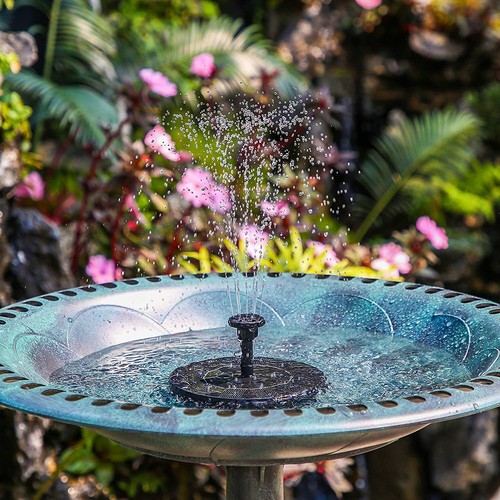 1.5W SolarPumpe Gartenpumpe Springbrunnen Terrasse teichdeko Teichpumpe Font?ne - Bild 10 von 18