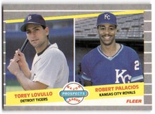 1989 Fleer #648 Torey Lovullo / Robert Palacios RC