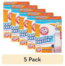 5 pack ARM HAMMER Baking Soda Fridge-n-Freezer Odor Absorber, 14 oz Box