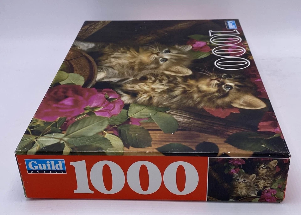 Kitten Cat 1000 Pc Jigsaw Puzzle NEW Kittens 20 1/8 X 27 1/2 in Prty Mail Ship - Image 4 of 4