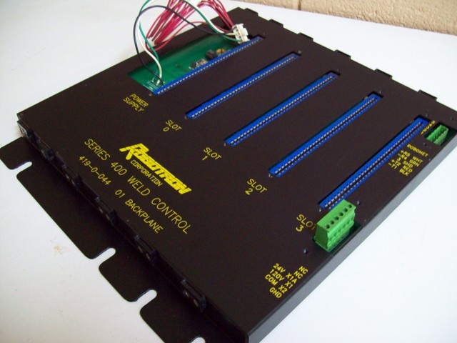 ROBOTRON 419 0 044 01 WELD CONTROL BACKPLANE SERIES 400 For Sale 