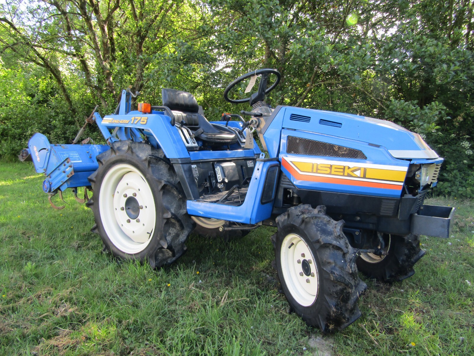 Iseki Landhope TU175 1,600 hours compact tractor diesel & rotovator