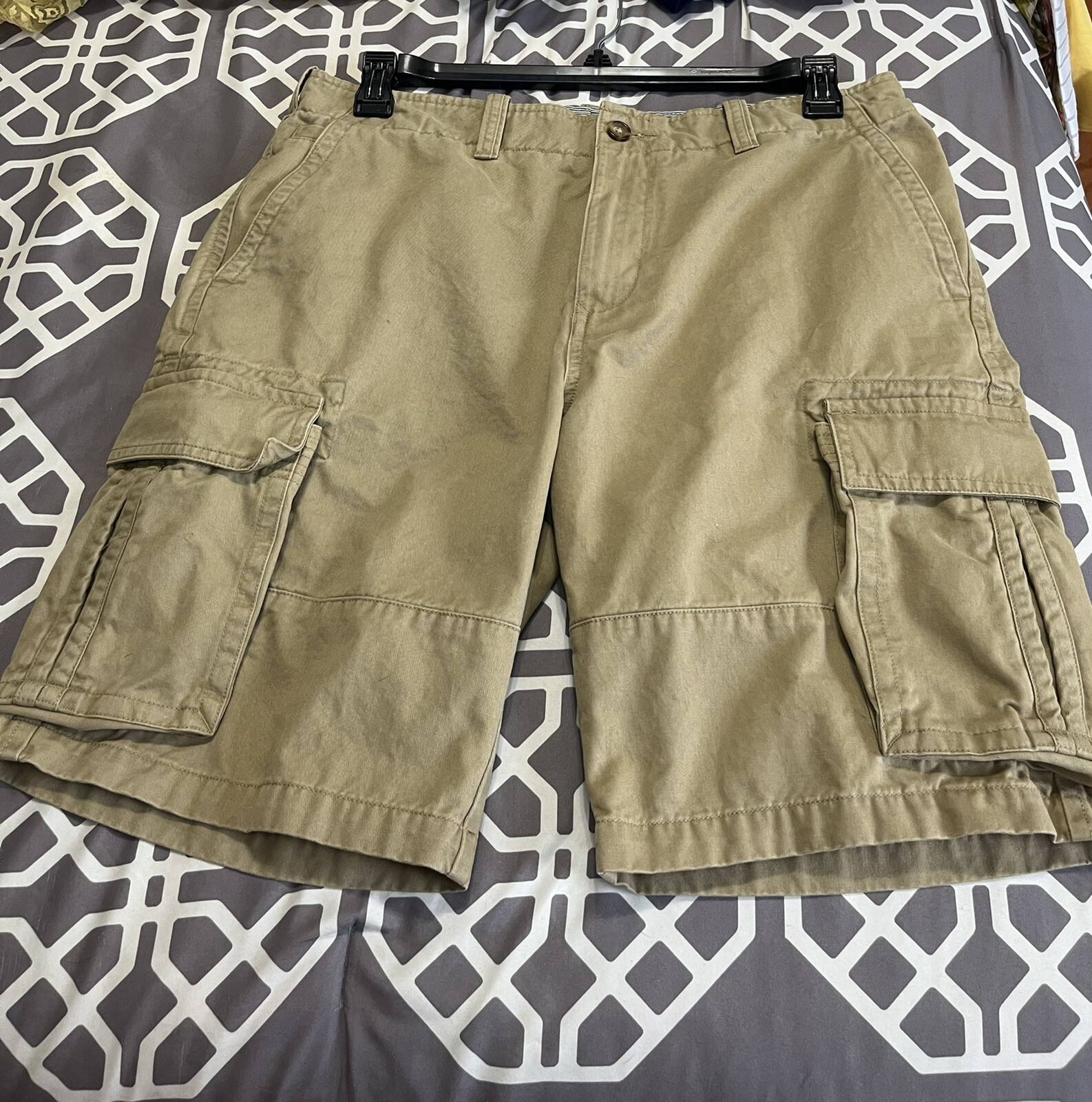 Tommy Essential Solid Cargo Shorts - 34 - image 8