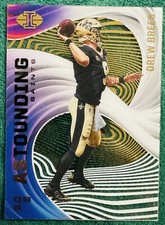 Drew Brees 2020 Panini Illusions Astounding GOLD A12 Saints