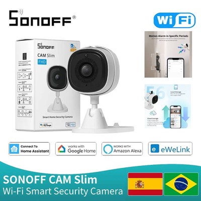 SONOFF WiFi Wireless IP Security Camera Cloud Storage CAM Slim Two-Way Audio Mot