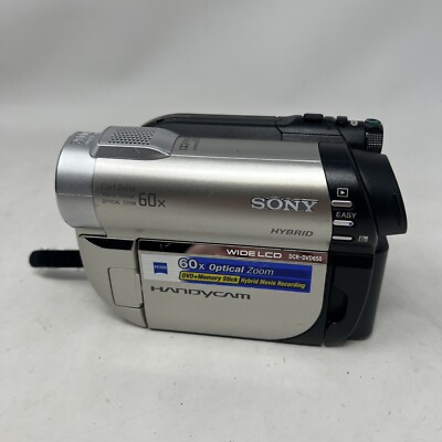 Sony HandyCam DCR-DVD650 Mini DVD Camcorder For Parts As Is