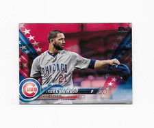 2018 Topps Update INDEPENDENCE DAY #US22 Tyler Chatwood MLB Chicago Cubs /76