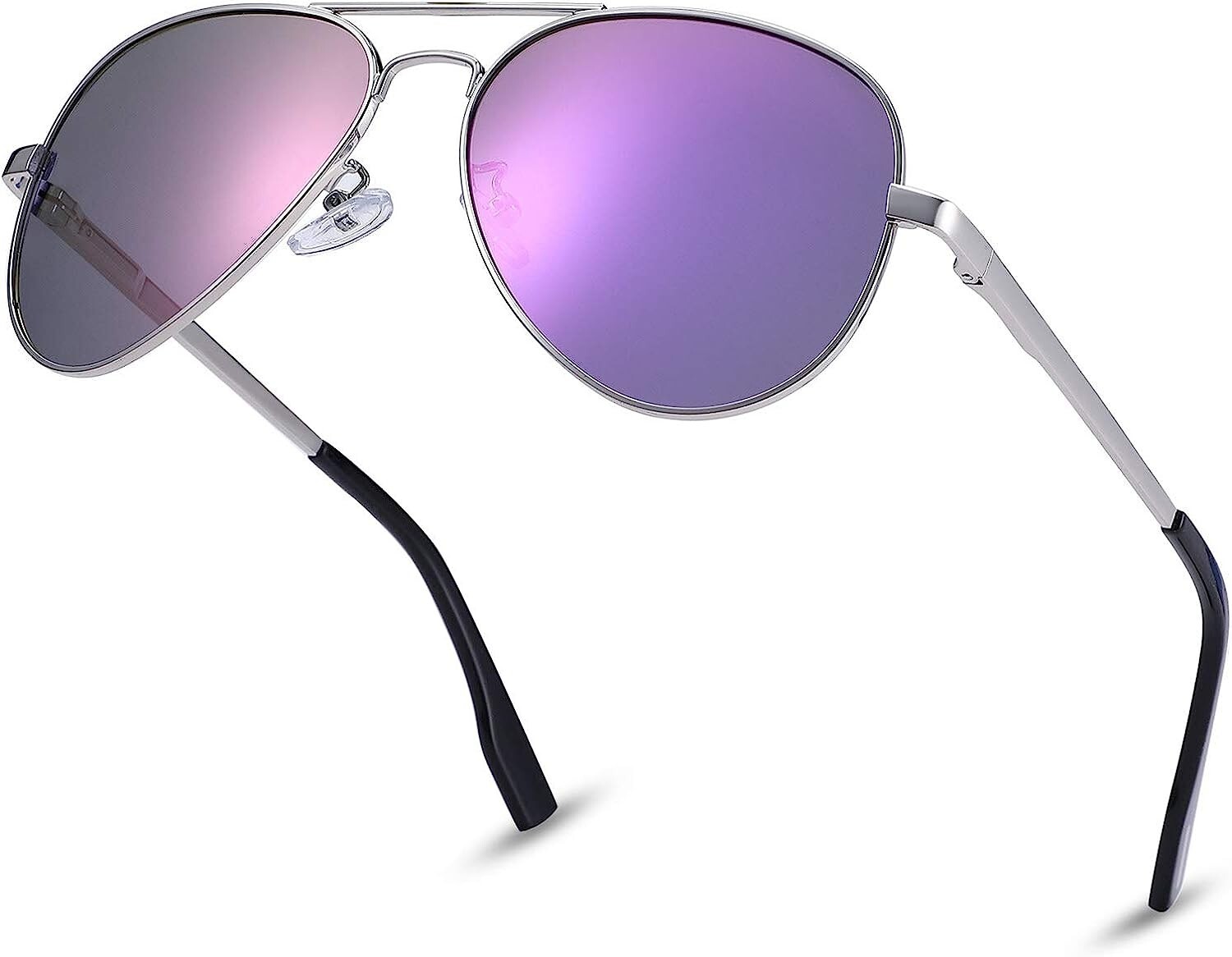 Small Aviator Polarized Sunglasses for Small Face Women Men Juniors