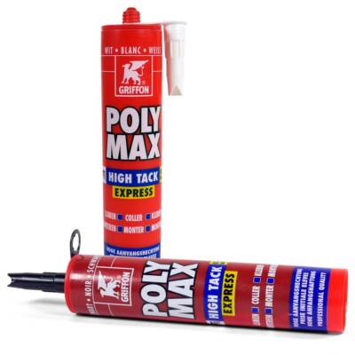 Griffon Poly Max High Tack Express Montageklebstoff Endfestigkeit nach 4 Std.