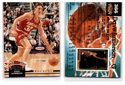 1992-93 Stadium Club Members Only #366 Dave Jamerson - Houston Rockets