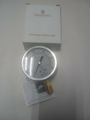 DuraChoice 2-1/2'' Oil Filled Pressure Gauge