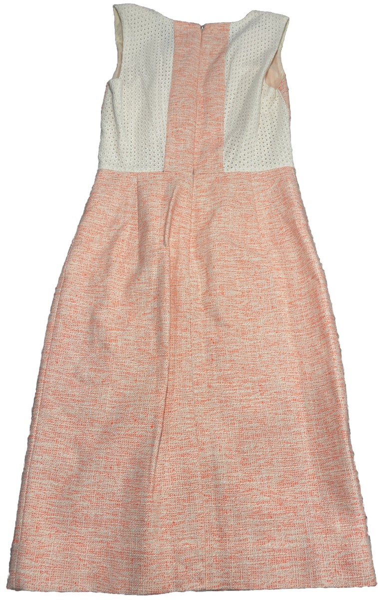 j crew orange eyelet dress J.Crew, Tiered Maxi Eyelet Sexy Orange Cross Back Knit Tank Dress Size S