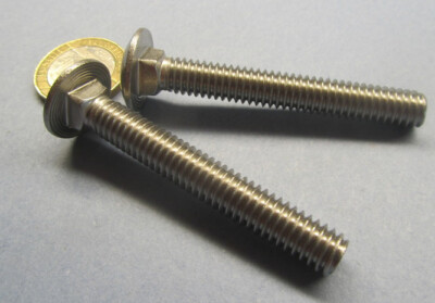 18-8 Stainless Steel Carriage Bolt / Screw 5/16''-18 x 2.25'' Length, 20 Pcs