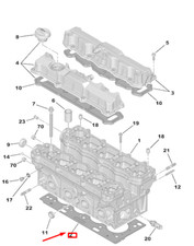 Joint de culasse Peugeot 208