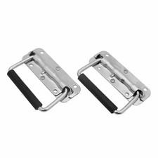 2x Kistengriffe mit Feder Boxengriffe Klappgr...