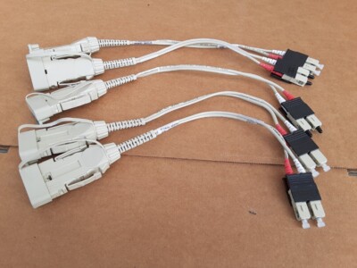 US  MADE     5 pack  FDDI  to  SC  Multimode  62.5/125  Fiber Optic cable   1 ft
