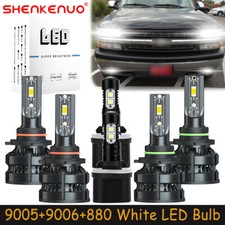 For Chevy Silverado 1500 2500 1999-2002 LED Headlight Bulb High Low Fog Light Z8
