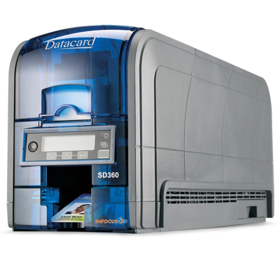 Datacard SD360 Doppio Lato Id Scheda Distintivo Stampante Inc Iva, 1 Yr Garanzia