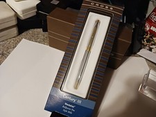 RARE CROSS CENTURY III MEDALIST 23KT POLISHED CHROME BALLPOINT PEN NEW GIFT