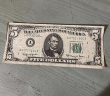 The United States of America Banknote 1963 $5 Five Dollars USA LEGAL TENDER NOTE