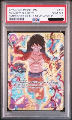 【PSA10】モンキー・D・ルフィ SEC-SPC [OP09-119] PSA10 Luffy SEC OP09-119 Parallel Emperors in the New World ONE