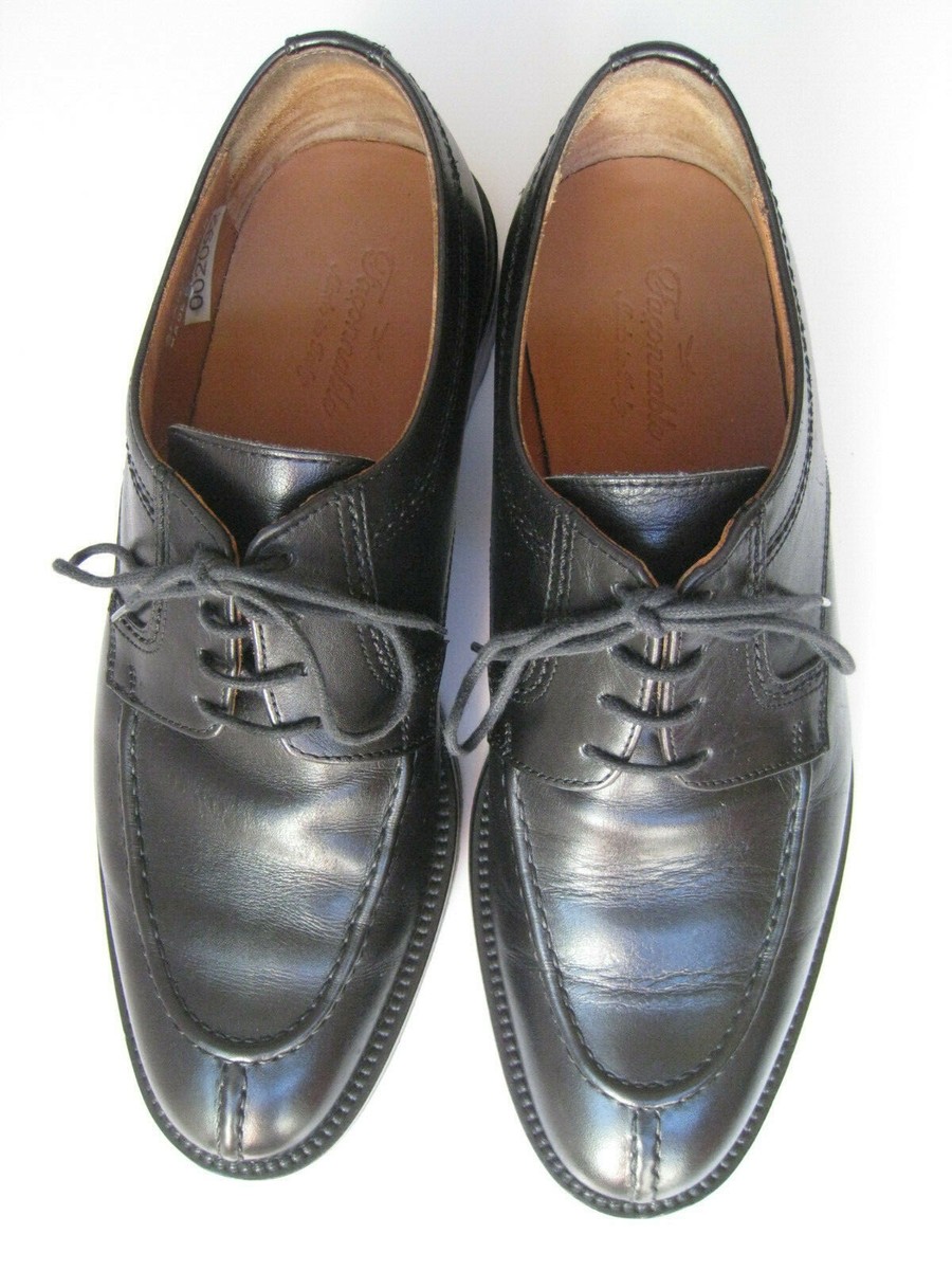 FACONNABLE ALAN SPLIT TOE BLACK LEATHER OXFORD MEN display picture 1
