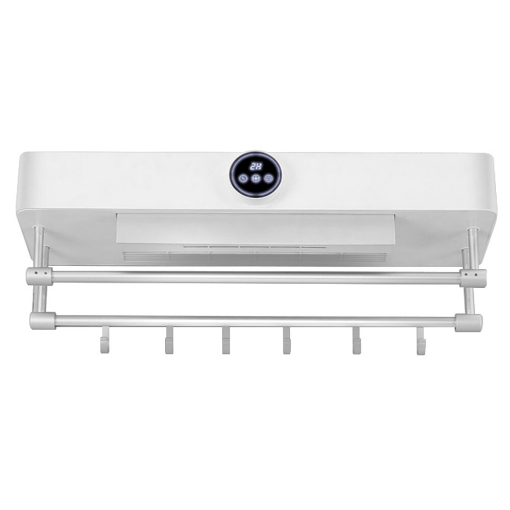 Heated Bar Hot Towel Warmer Electric Bath Drying Rack Wall Mounted Aluminum  Rail | eBay