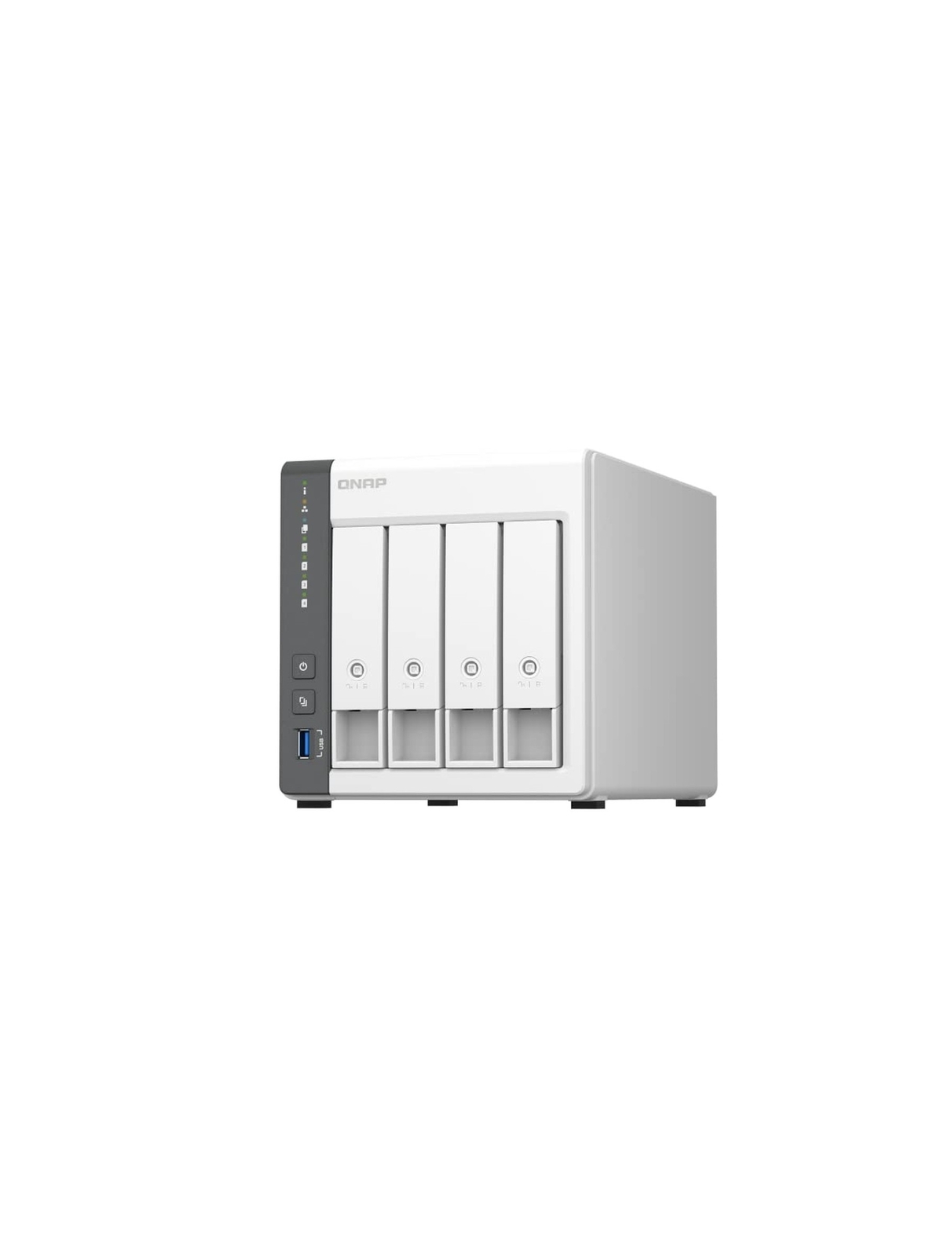 QNAP TS-433-4G-US 4 Bay NAS with Quad-core Processor, 4 GB DDR4 RAM and 2.5Gb...