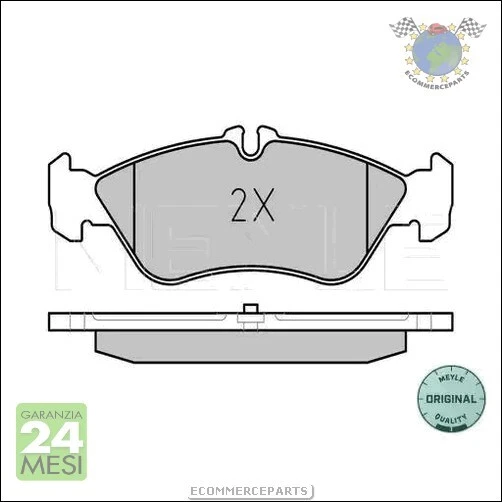 Kit Dischi Freno + Pastiglie Post Meyle Per Vw Lt 28-46 - Immagine 3 di 4