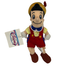 Exclusive Disney Store And Parks 8" PINOCCHIO Mini Bean Bag Stuffed Plush