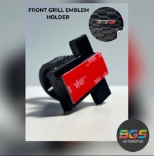 Front Badge Holder For Audi RS/S Honeycomb Grills