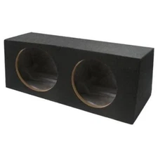 Absolute U.S.A MDHF10  10" Dual Universal Sealed Enclosure Box with Angled