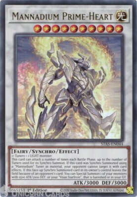 Yugioh! - STAS-EN044 - Mannadium Prime-Heart - Ultra Rare -  1st Edition - NM/M