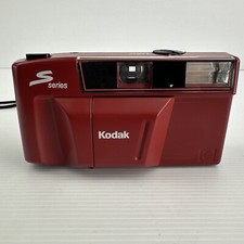 Kodak Red S 100EF S Series 35mm Point And Shoot Film Camera PARTS OR REPAIR