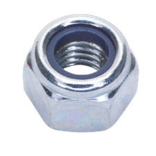 Image of Sealey Nylon Lock Nut M8 Zinc DIN 982 Pack of 100 - NLN8