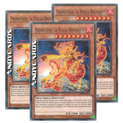 3x PROMETEOR, DER BRENNENDE STERN (The Burning Star)   Common CHIM IT025 YUGIOH