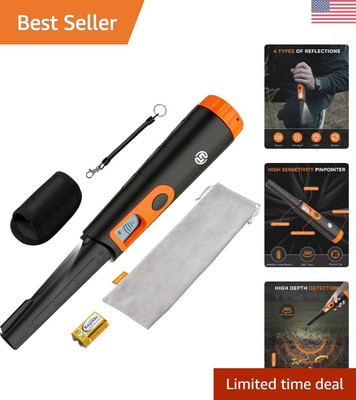 High Sensitivity 360° Pinpointer with LCD & Vibration Alerts - Treasure Finder