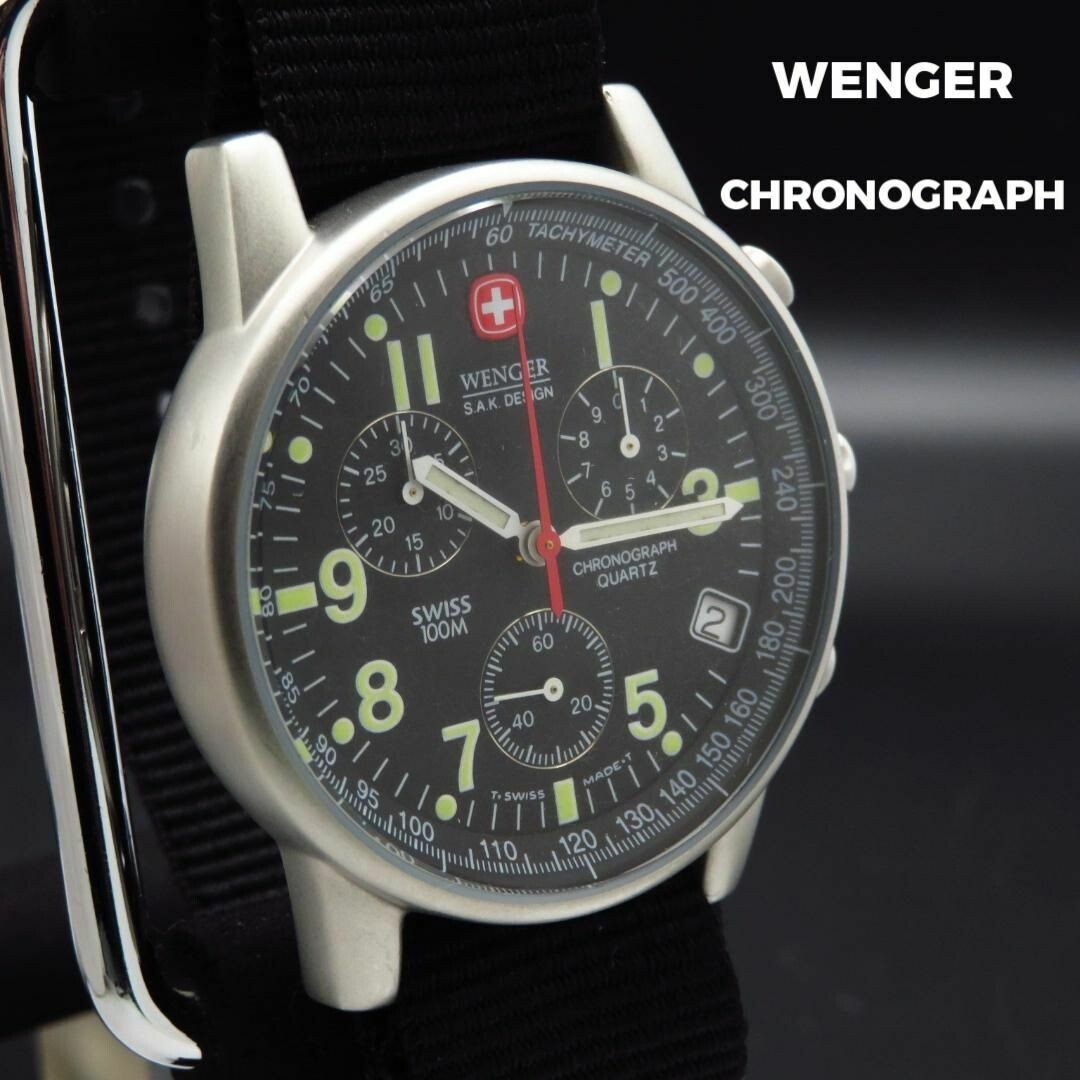 WENGER Chronograph Men's Watch Date Luminous Hands 536.0765 | eBay