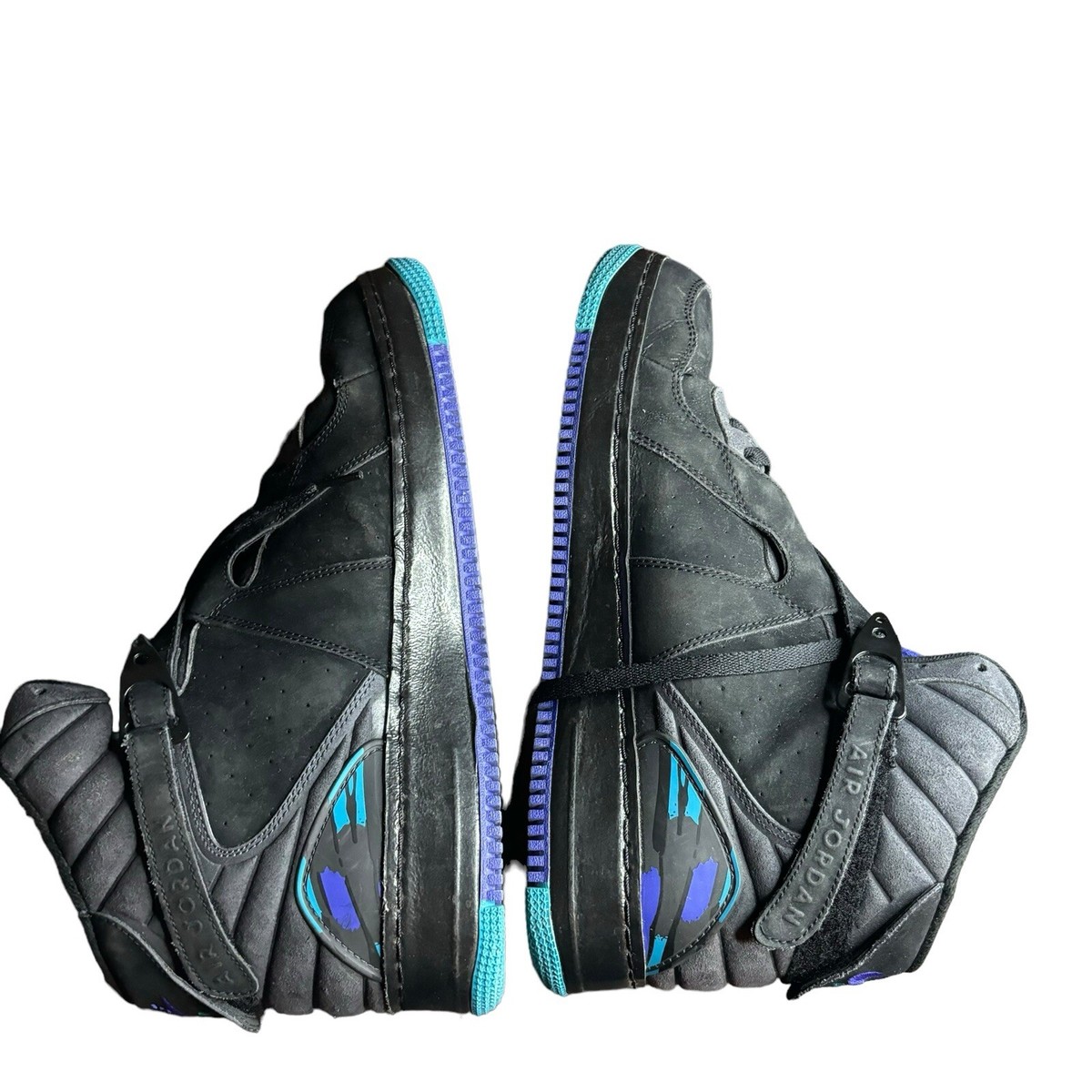 Nike Air Jordan Fusion AJF 8 Aqua Black Bright Concord