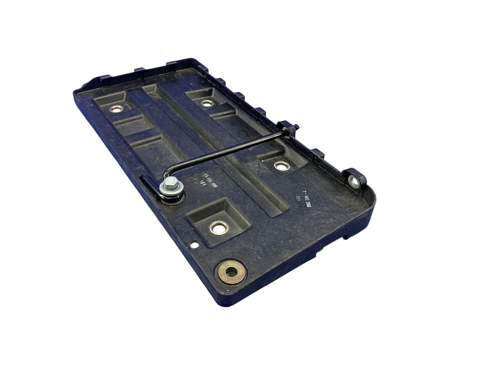 2006-2012 BENTLEY CONTINENTAL FLYING SPUR REAR BATTERY TRAY BOX BRACKET SET OEM