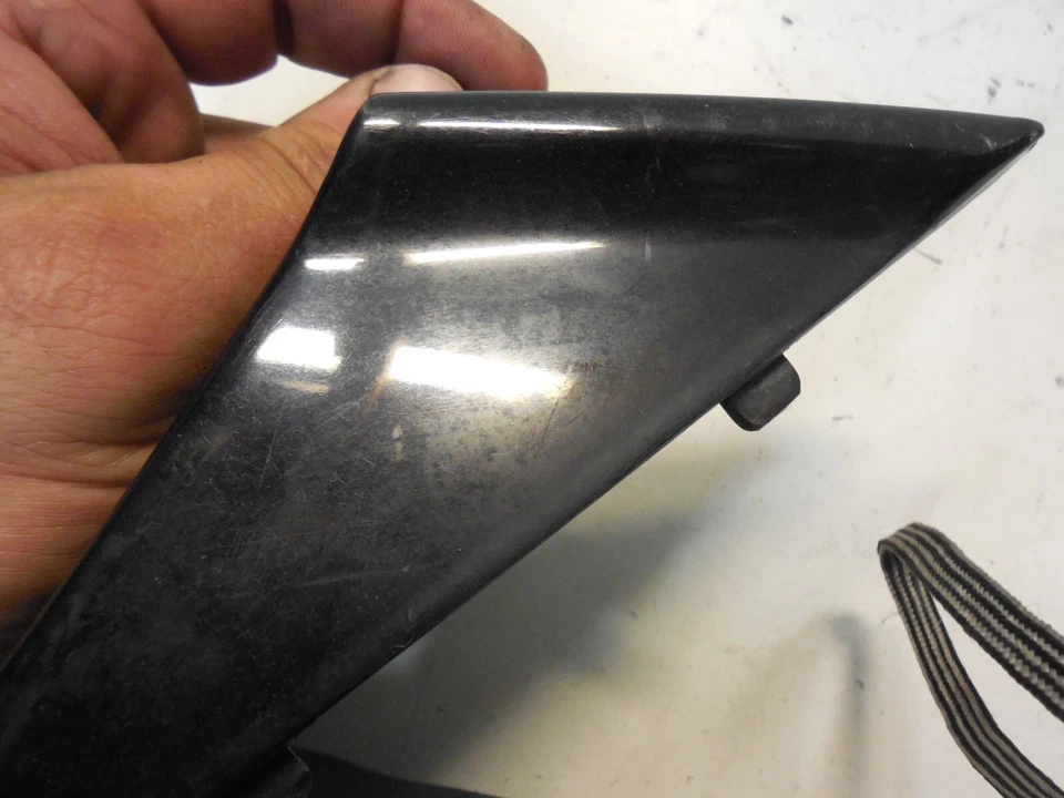 97-02 Saturn 3DR SC1 SC2 Coupe Exterior Left Windshield Corner Cover Mirror Trim - Image 3 of 4